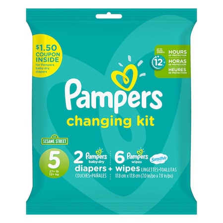 Pampers Diaper Change Kit Size 5, PK10 01165
